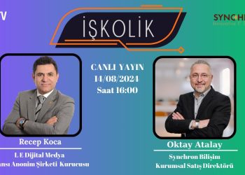 İşkolik Programının bu haftaki konuğu Synchron Bilişim Kurumsal Satış Direktörü Sayın Oktay Atalay